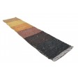 Modern Hand Knotted Jute Multi Color 1' x 6' Rug
