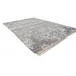Modern Hand Knotted Wool Grey 5' x 7' Rug