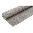 Modern Hand Knotted Wool / Silk (Silkette) Grey 4' x 6' Rug