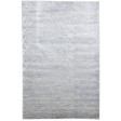 Modern Hand Knotted Wool / Silk (Silkette) Silver 6' x 9' Rug