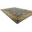 Traditional-Persian/Oriental Hand Tufted Wool Blue 6' x 8' Rug