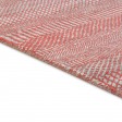 Modern Hand Knotted Wool Red 8' x 10' Rug
