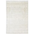 Traditional-Persian/Oriental Hand Knotted Wool Silk Blend Beige 6' x 8' Rug