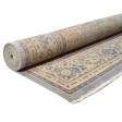 Modern Hand Knotted Wool Blue 8' x 10' Rug
