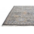 Erased Hand Knotted Wool Grey 5' x 8' Rug
