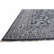 Traditional-Persian/Oriental Hand Knotted Wool Black 6' x 9' Rug