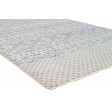 Modern Hand Knotted Wool Grey 5' x 8' Rug