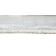 Modern Hand Knotted Wool Silk Blend Ivory 5' x 8' Rug