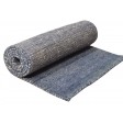 Modern Hand Knotted Wool Blue 2' x 7' Rug