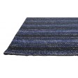 Modern Hand Woven Wool Blue 5' x 8' Rug