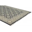Traditional-Persian/Oriental Hand Knotted Wool Black 4' x 6' Rug