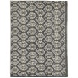 Traditional-Persian/Oriental Hand Knotted Wool Black 4' x 2' Rug