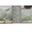 Shag Hand Knotted Wool Silk Blend Green 2' x 2' Rug