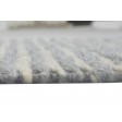 Modern Hand Woven Wool / Nylon Blend Grey 2' x 3' Rug