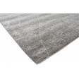 Modern Hand Knotted Wool / Silk (Silkette) Dark Grey 8' x 10' Rug