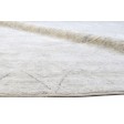 Modern Hand Knotted Wool / Silk (Silkette) Ivory 8' x 10' Rug