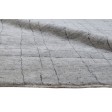 Modern Hand Knotted Wool / Silk (Silkette) Beige 8' x 10' Rug