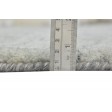 Modern Hand Knotted Wool / Silk (Silkette) Silver 9' x 12' Rug