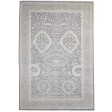 Traditional-Persian/Oriental Hand Knotted Wool Dark Grey 9' x 13' Rug