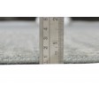 Modern Hand Knotted Wool Grey 3' x 2' Rug