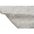 Modern Hand Knotted Wool / Silk (Silkette) Grey 2' x 3' Rug