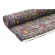 Modern Hand Knotted Wool Colorful 4' x 5' Rug
