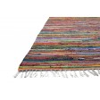 Modern Dhurrie Cotton Colorful 5' x 8' Rug