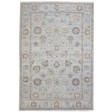 Traditional-Persian/Oriental Hand Knotted Wool Blue 6' x 9' Rug