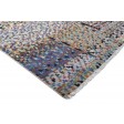 Modern Hand Knotted Wool Multi Color 9' x 12' Rug