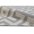 Modern Hand Tufted Wool Grey 4' x 6' Rug