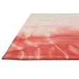 Modern Hand Tufted Wool Red 4' x 6' Rug
