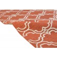 Modern Hand Tufted Wool Orange 8' x 10' Rug