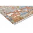 Modern Hand Knotted Wool Sand 3' x 10' Rug