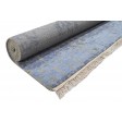 Modern Hand Knotted Wool Grey 8' x 10' Rug
