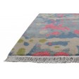 Modern Hand Knotted Wool Grey 4' x 6' Rug
