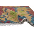 Modern Hand Knotted Wool Red 3' x 9' Rug