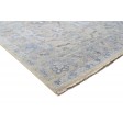 Traditional-Persian/Oriental Hand Knotted Wool / Silk (Silkette) Beige 8' x 11' Rug