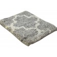 Shag Hand Knotted Wool Charcoal 1' x 2' Rug