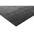 Modern Hand Knotted Wool / Linen Charcoal 7' x 10' Rug