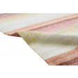 Modern Hand Knotted Wool / Linen Pink 7' x 10' Rug
