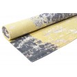 Modern Hand Knotted Wool / Silk (Silkette) Yellow 8' x 10' Rug