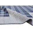 Modern Handloom Pet Yarn Blue 5' x 7' Rug