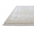 Traditional-Persian/Oriental Hand Knotted Wool / Silk (Silkette) Sand 6' x 8' Rug