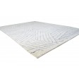 Modern Hand Knotted Wool Off-White 8' x 10' Rug