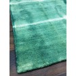 Handmade Woolen Shibori Green Area Rug t-008 5x8