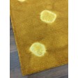 Handmade Woolen Shibori Gold Area Rug t-349 5x8