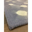 Handmade Woolen Shibori Purple Area Rug t-351 5x8