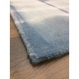 Handmade Woolen Shibori Lt.cyan Area Rug t-352 5x8
