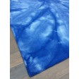 Handmade Woolen Shibori Blue Area Rug t-359 5x8
