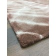 Handmade Woolen Shibori Brown Area Rug t-368 5x8